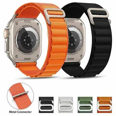 $7.85 • Buy F Apple Watch Ultra 2 Series 9 8 7 6 SE 49 45 41 44 42 Mm Alpine Loop Band Strap
