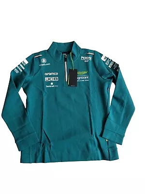 Aston Martin Racing F1 - Team Issue 1/4 Zip Fleece Jacket - 2023 - XL • £94.99