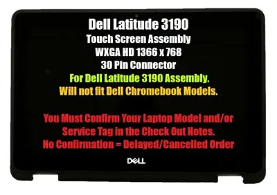 9HNJ4 Dell LIQUID CRYSTAL DISPLAY 11.6HDF Latitude • $90