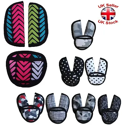 Baby Car Seat And Pushchair Belts Crotch Cover Harness Straps Pads Designs 3pcs • £5.47