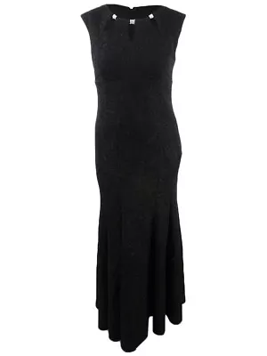 R&M Richards Women's Embellished Keyhole Mermaid Gown (10 Black) • $59.99