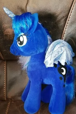 Build A Bear My Little Pony Princess Luna Pegasus Unicorn 18” High • £12