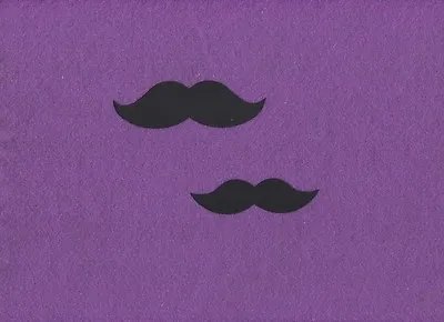 MUSTACHE Die Cuts Scrapbook Cards • $1.50