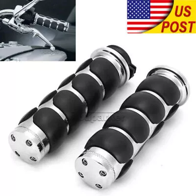 Motorcycle 1  Handlebar Hand Grips For Yamaha Virago 250 535 700 750 920 1100 US • $35.99