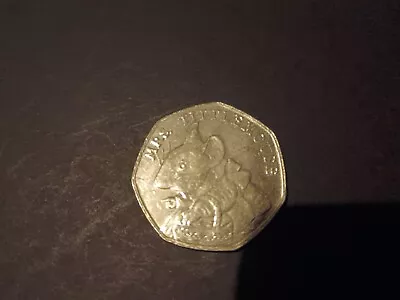 UK 50p Coin 2018 Beatrix Potter Mrs TittleMouse Fifty Pence • £4.95
