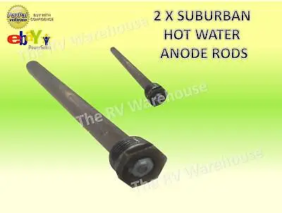 2X Suburban Hot Water Service Anode Rods Caravan RV SWIFT Magnesium JAYCO PARTS • $28