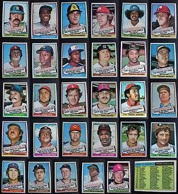 1976 Topps Traded Baseball Cards Complete Your Set U You Pick From List 27T-649T • $2.49
