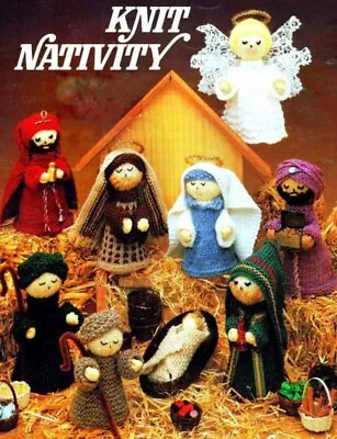 KNITTING Pattern- Christmas  Nativity Dolls Jesus Mary Joseph Wise Men • £1.99