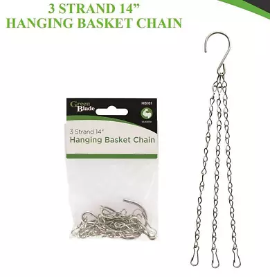 14  Inch - 3 Strand Hanging Basket Replacement Chain • £2.85