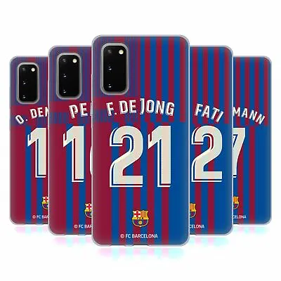 Fc Barcelona 2021/22 Players Home Kit Group 1 Soft Gel Case For Samsung Phones 1 • £17.95