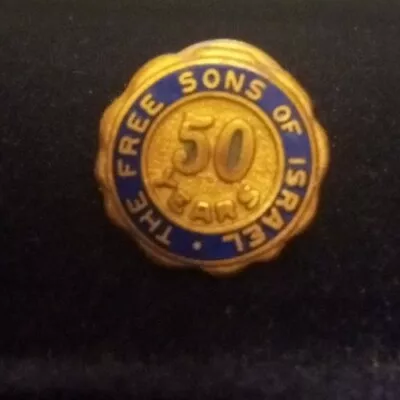 Vintage Free Sons Of Israel Pin 50 Year Jewish Judaica Hebrew Israelites  • $39.99