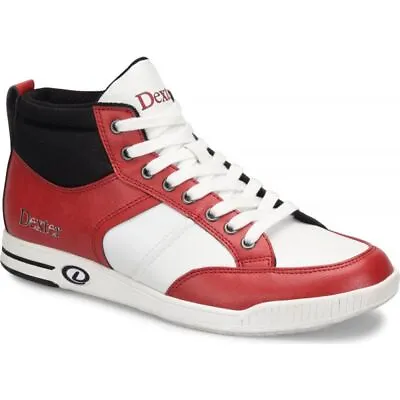 Dexter Dave Hi Top Black/Red/White Mens Bowling Shoes • $69.95