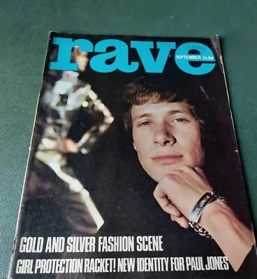 £35 • Buy Rare RAVE Magazine-SEPT 1966-Lovin Spoonful/Troggs/Paul Jones/Cliff Richard-RV37