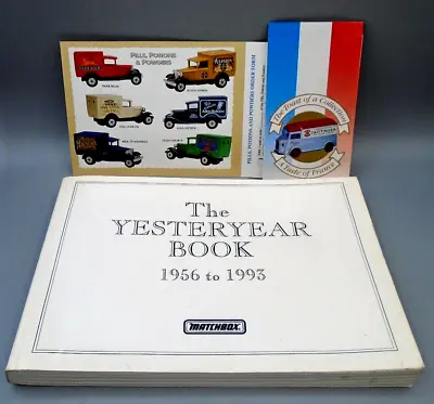 Matchbox The YESTERYEAR BOOK 1956 To 1993 With Original Order Form Pamphlets • $74.99