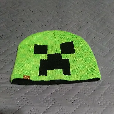 Jinx Minecraft Beanie One Size Green Stylish Hip Gaming • $10