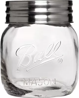 Ball Decorative Mason Jar Extra Wide Half-Gallon With Metal Lid 64 Oz 1/2 Gallon • $18.19