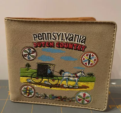 Vintage Child’s Wallet Pennsylvania Dutch Country Souvenir • $12