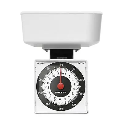 £6.39 • Buy Salter Dietary Mechanical Kitchen Scales 500g Capacity Weigh In 5g Increments UK