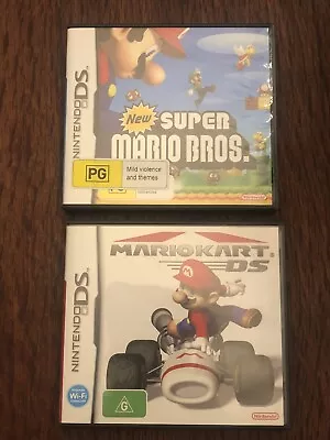 Mario Kart DS & New Super Mario Bros Nintendo DS) • $59