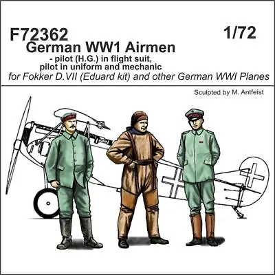 1/72 CMK German WW1 Airmen - Pilot (H.G.) In Flight Suit. Pilot In Uniform And M • $14.07