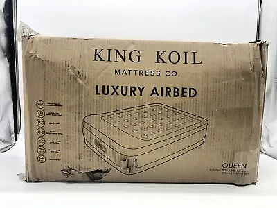 $123.06 • Buy King Koil Luxury Queen Air Mattress With Built-in Pump