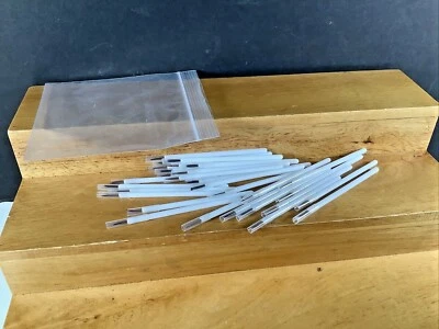 $23.18 • Buy 30X VTG 1980's Mary Kay Fine Point Eyeliner White Brushes NOS Made In Korea