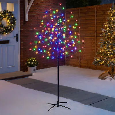 £32.99 • Buy LED Cherry Blossom Tree Light Christmas Decoration Indoor Outdoor 5ft Christow
