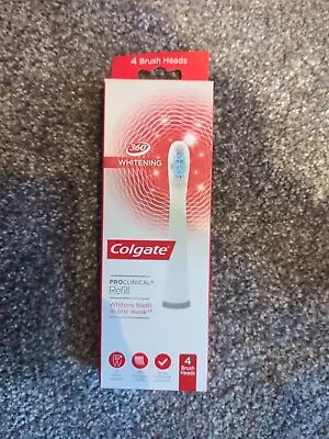Colgate Omron 360 Whitening Replacement Electric Toothbrush Heads Pack Of 4 • £12