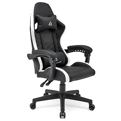 £114.99 • Buy Gaming Racing Chair Ergonomic Swivel Recliner PVC Computer Home Office Chair