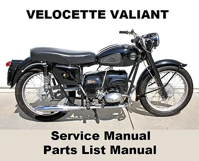 VELOCETTE VALIANT Owners Workshop Service Repair Spare Parts Manual PDF Files • $19.99