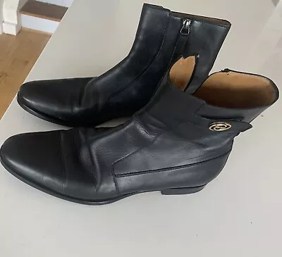 £160 • Buy Gucci Zipped Boots Mens Interlocking ‘g’