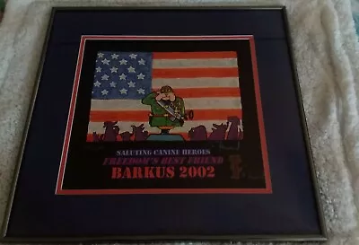 Matt Rinard VERY RARE Saluting Canine Heros Freedoms Best Friend 21/50 AP Barkus • $495