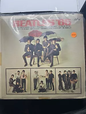 The Beatles - Beatles ‘65 (1965) Original Capitol Mono Vinyl LP - (T-2228) • $20