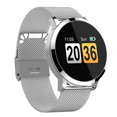 Q8 Fitness Bluetooth Smart Watch Heart Rate  For Android Phone • £15.76