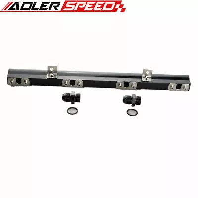 US CNC Billet Aluminum Fuel Rail Kit High Flow For Volvo 240 740 940 Black • $28