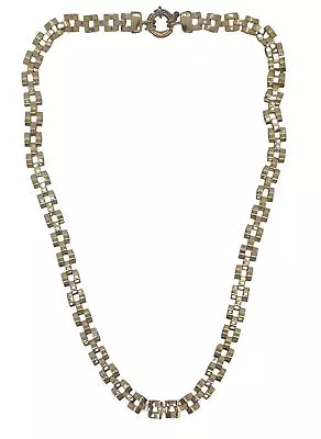 LOREN STEWART Ladies 14ct Yellow Gold Vermeil Blitz Collar Necklace 15.25  NEW • £67.15