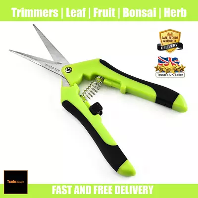 Trimming Leaf Snips | Garden Scissors | Pruning Bud Fruit  Herb | Flower Harvest • £3.99