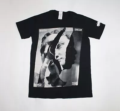 Jay-Z Shirt Magna Carter World Tour Hip-Hop Rap Black Men's Tee Small • $44.53