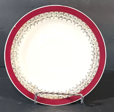 LADY EVETTE By R STETSON BREAD & BUTTER PLATE 22KT Gold 5 3/4 In CHIPPED • $6.99