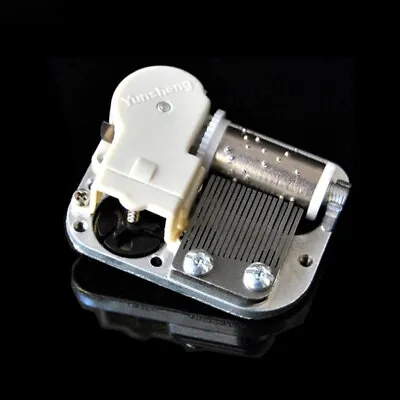 18 Tone Tiny Metal Musical Movement Wind Up DIY Music Boxes Parts Present Gift • $10.99