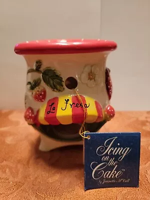 Blue Sky J.McCall 2004 Candle Wax Burner Tart Melt La Fresa Strawberries NWT • $35