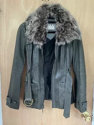 MIKE AND CHRIS/ Gonzalez Leather Coat/ Jacket Size Small  • $200