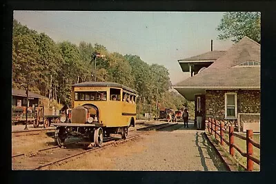 Train Railroad Postcard State Whippany New Jersey Morris County Central Railbus • $4.49