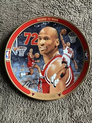 Michael Jordan Return To Greatness Record 72 Wins Collector Plate! • $14.75