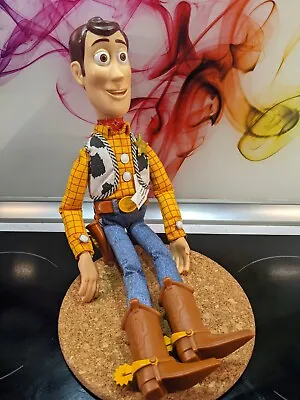 Disney Toy Story Woody Talking Pull String Doll Thinkway Toys 15  Working NO HAT • £18.99