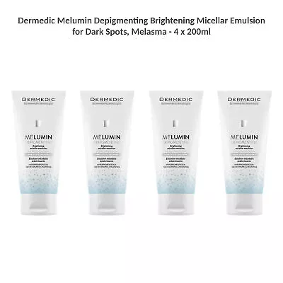 Dermedic Melumin Depigmenting Brightening Micellar Emulsion Dark Spots 4x200ml • $109.99