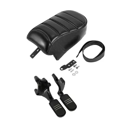 Rear Passenger Seat W/ Footpegs Fit For Harley Sportster Iron 883 1200 2016-2022 • $91.80