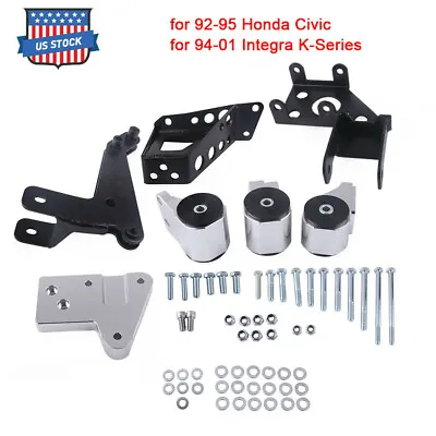 US Stock K-Swap Engine Mount Bracket For Honda Civic 92-95 EG/ For Integra 94-01 • $108.99