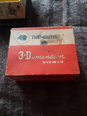 £15 • Buy Bakelite 1950s View Master 3 Dimension Viewer Model E With Original Box + Reels