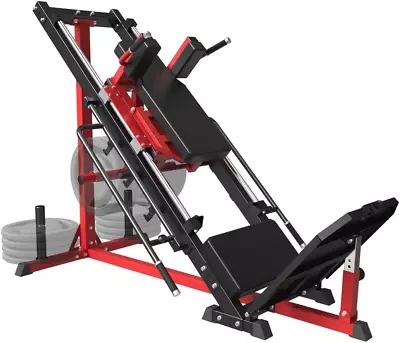 Leg Press Hack Squat Machine Professional Adjustable Leg Exercise Machine With  • $813.19